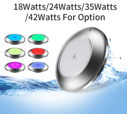 Luzes subaquáticas de aço inoxidável da associação, dispositivo elétrico de luz da piscina do RGB Inground