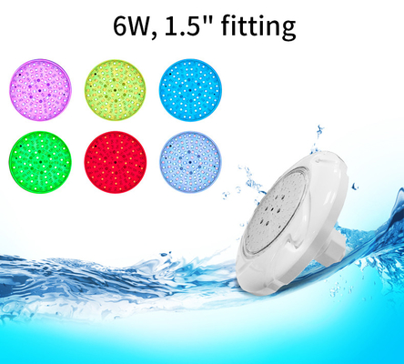 Luz durável da piscina do diodo emissor de luz de 6W RGB, dispositivo elétrico de luz multicolorido da associação do diodo emissor de luz de Inground
