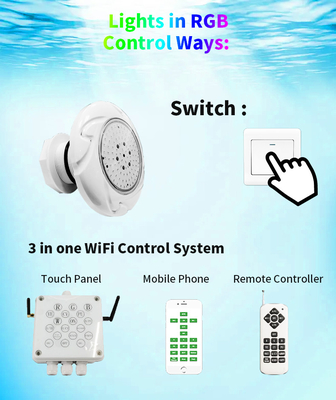 Controle de WiFi do dispositivo elétrico de luz da piscina do diodo emissor de luz de Inground 2 polegadas