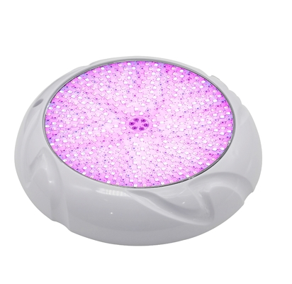 A associação subaquática plástica do diodo emissor de luz de 24W 12V ilumina luzes da piscina da cor do RGB